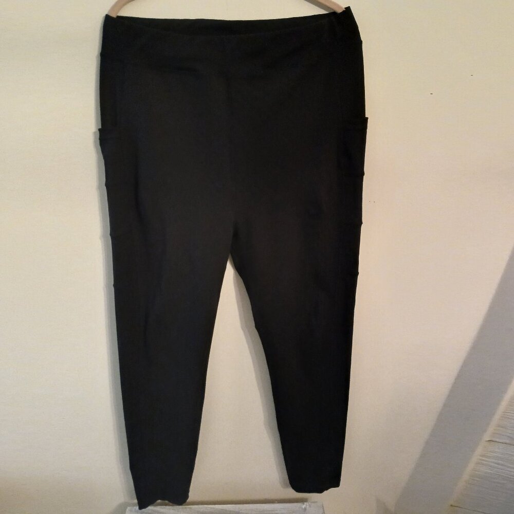 POP Fit 2X Spandex Pocketed Leggings Like-new Black